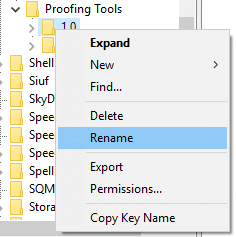 Click on Rename option from the menu that appears