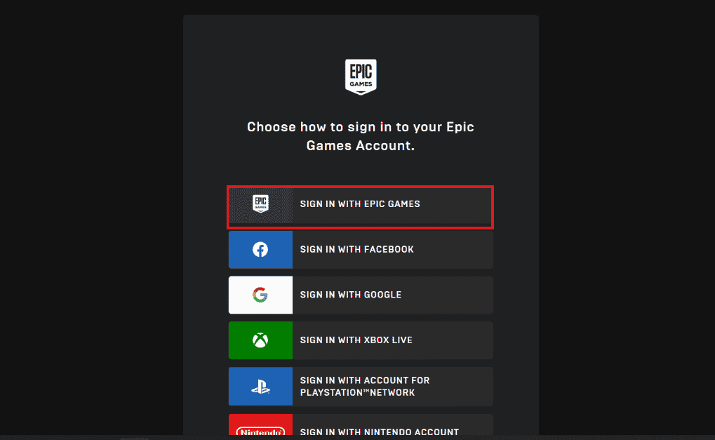 Click on SIGN IN EPIC GAMES | How to Turn Off Parental Controls on Fortnite