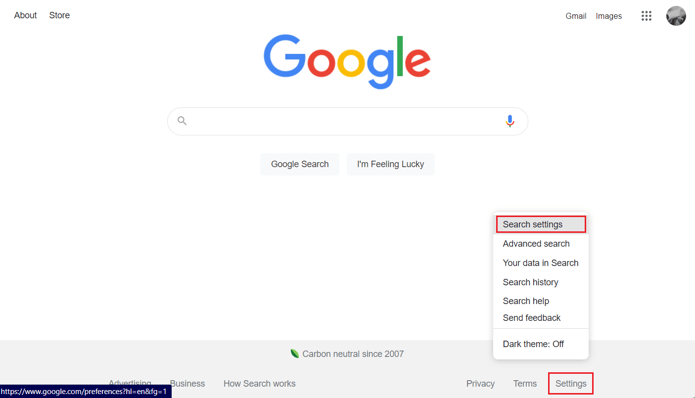 Click on Settings - Search settings from the bottom | How Do You Stop Google from Showing Your Previous Searches