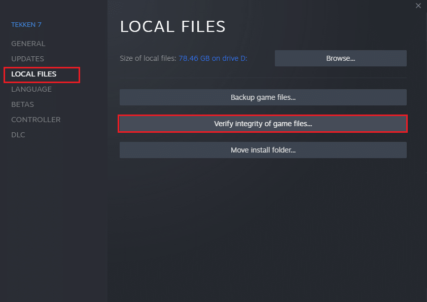 Нажмите кнопку «Проверить целостность файлов игры» | Как проверить целостность игровых файлов в Steam