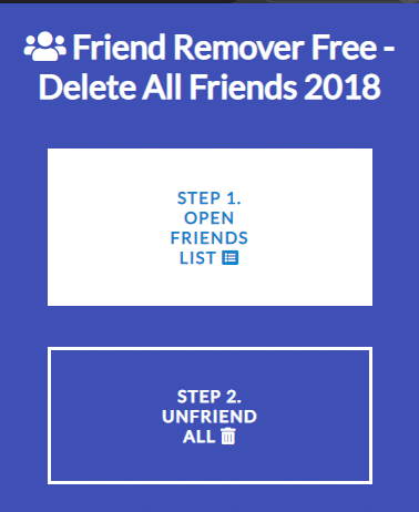 Click on first one is to open your friend's list