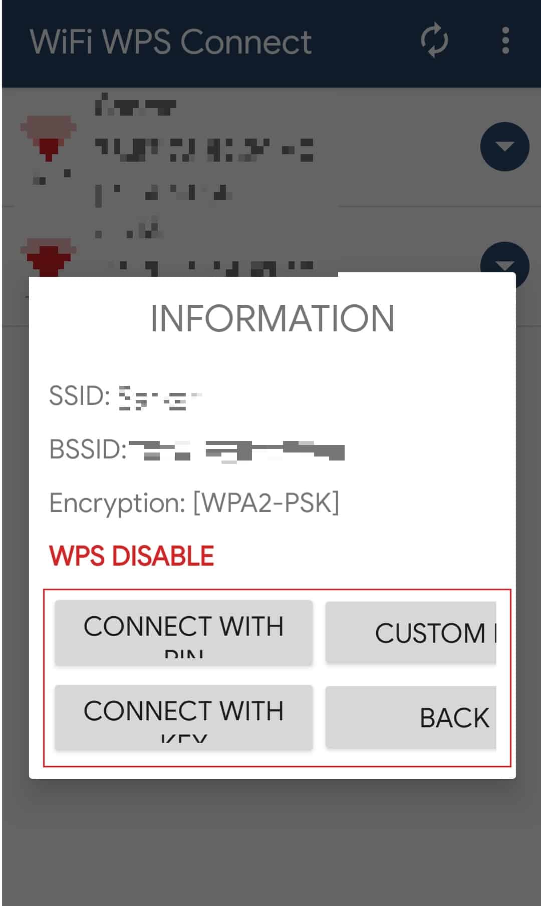 Connect with PIN or Connect with Key. How to Hack WiFi Password