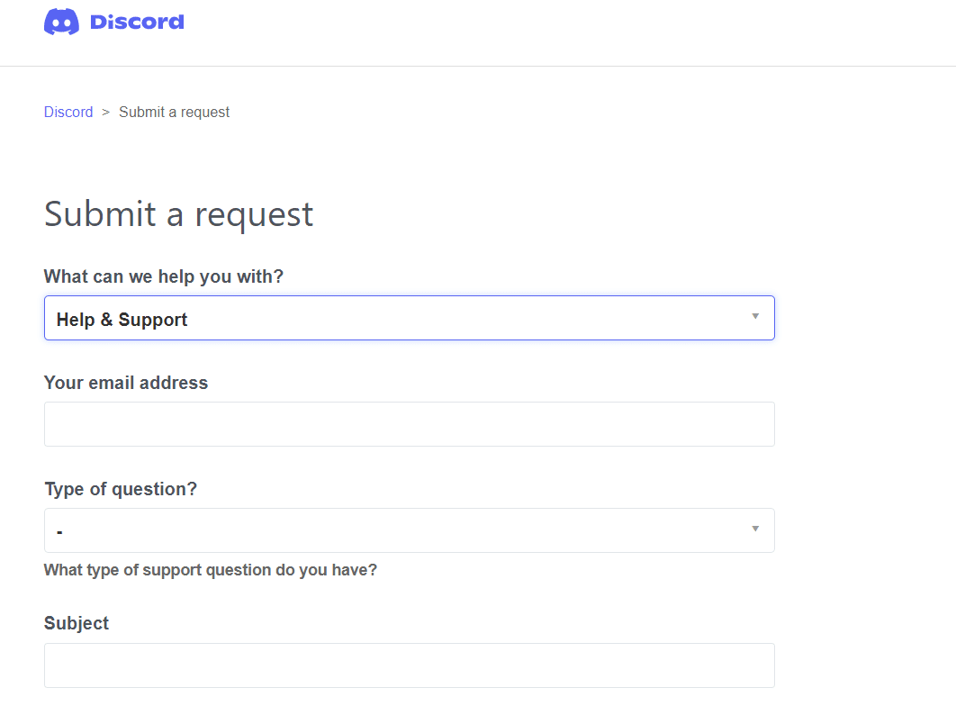 Contact Discord Support. How to Fix Discord Camera Not Working on Windows 10