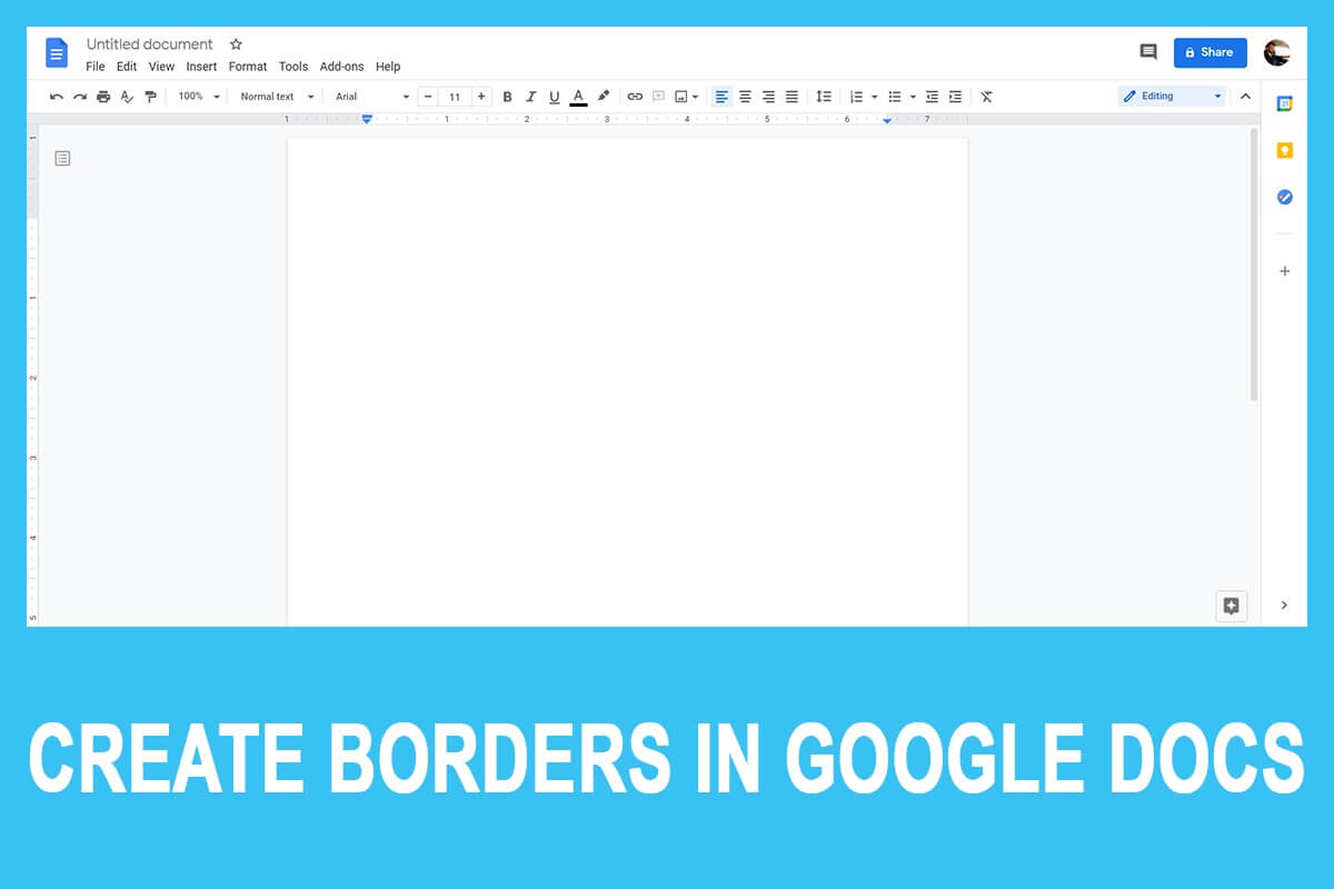 Create Borders In Google Docs