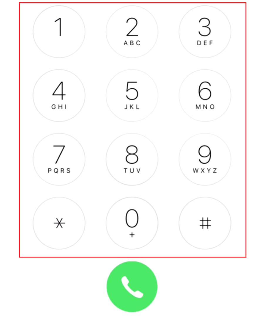 Dial and place the first call to the desired phone number and allow for the call to connect