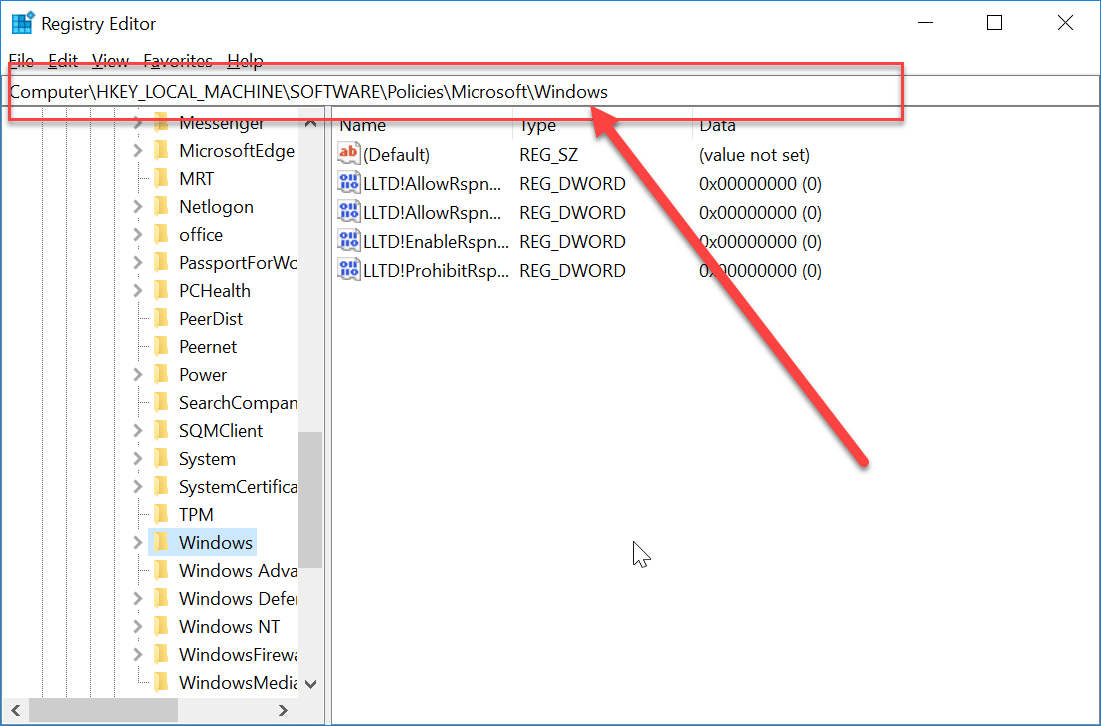 Disable Automatic Update Using Registry Editor