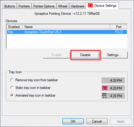 Disable Touchpad to Fix Cursor Jumps or moves randomly