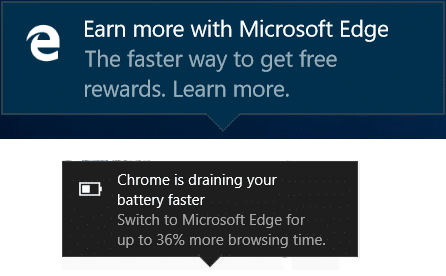 Disable Windows 10 Microsoft Edge Notification