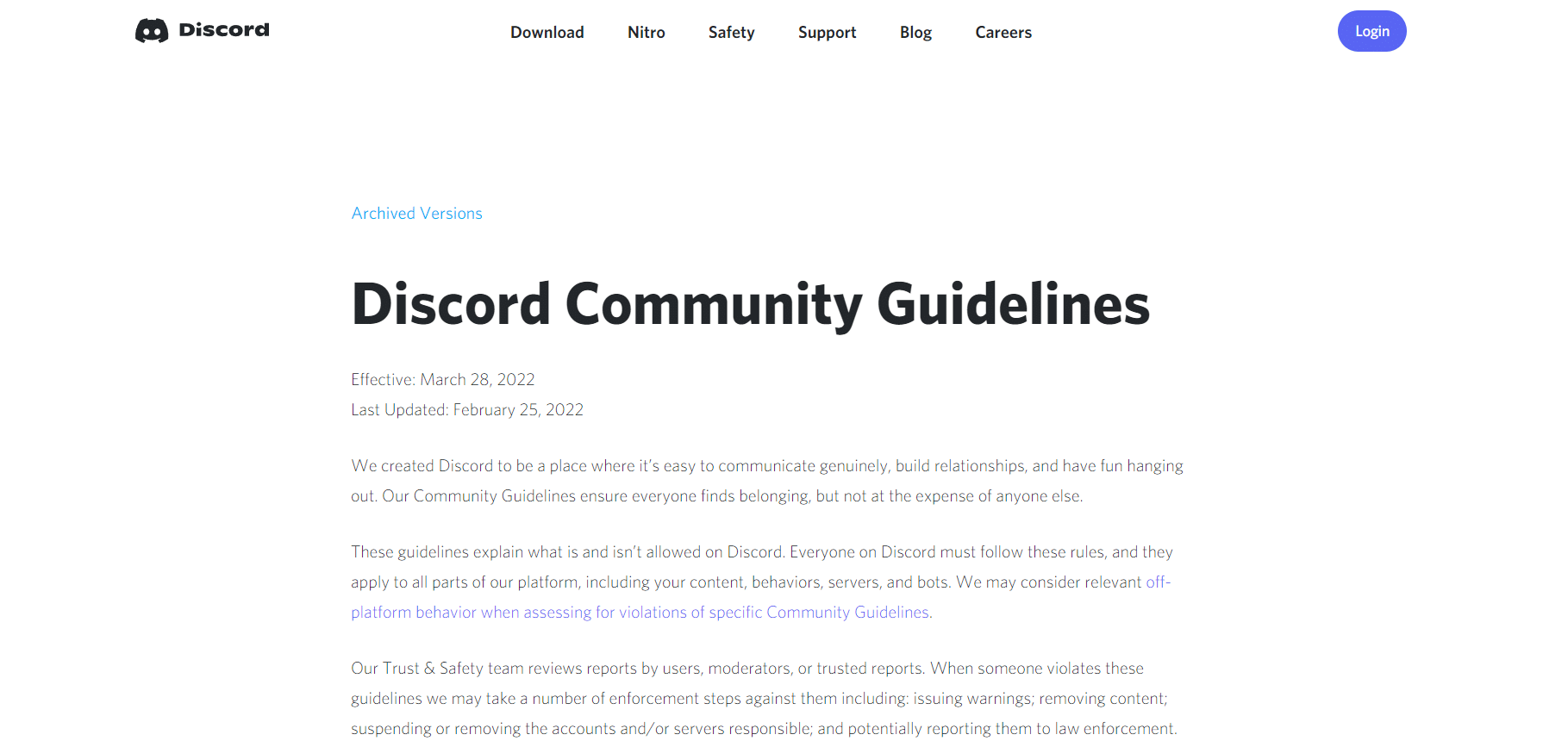 Discord Community Guidelines