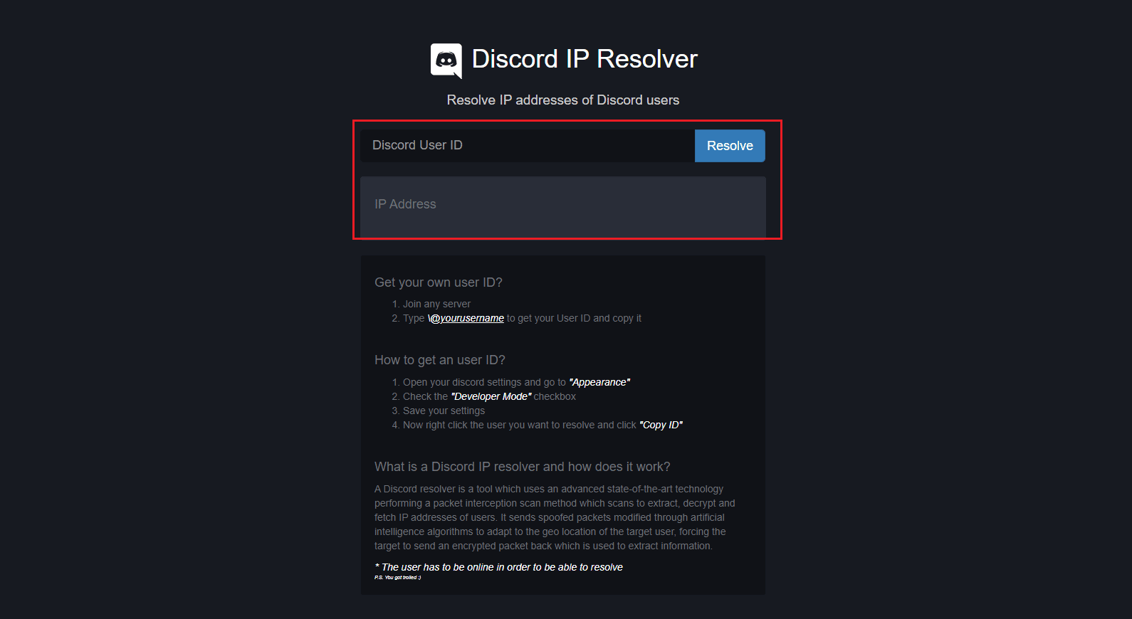 Discord IP Resolver. How to Find Someone’s IP on Discord