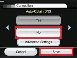 Don’t Auto-Obtain DNS Nintendo Wii Yes No