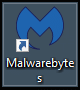 Double click on Malwarebytes Anti-Malware icon in order to run it