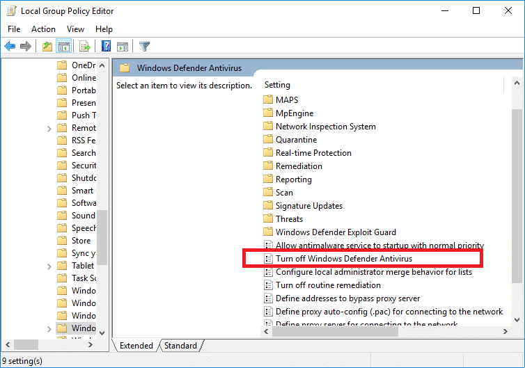 Double click on Turn off Windows Defender Antivirus policy in local group policy editor. Fix Steam Stuck on Preparing to Launch in Windows 10