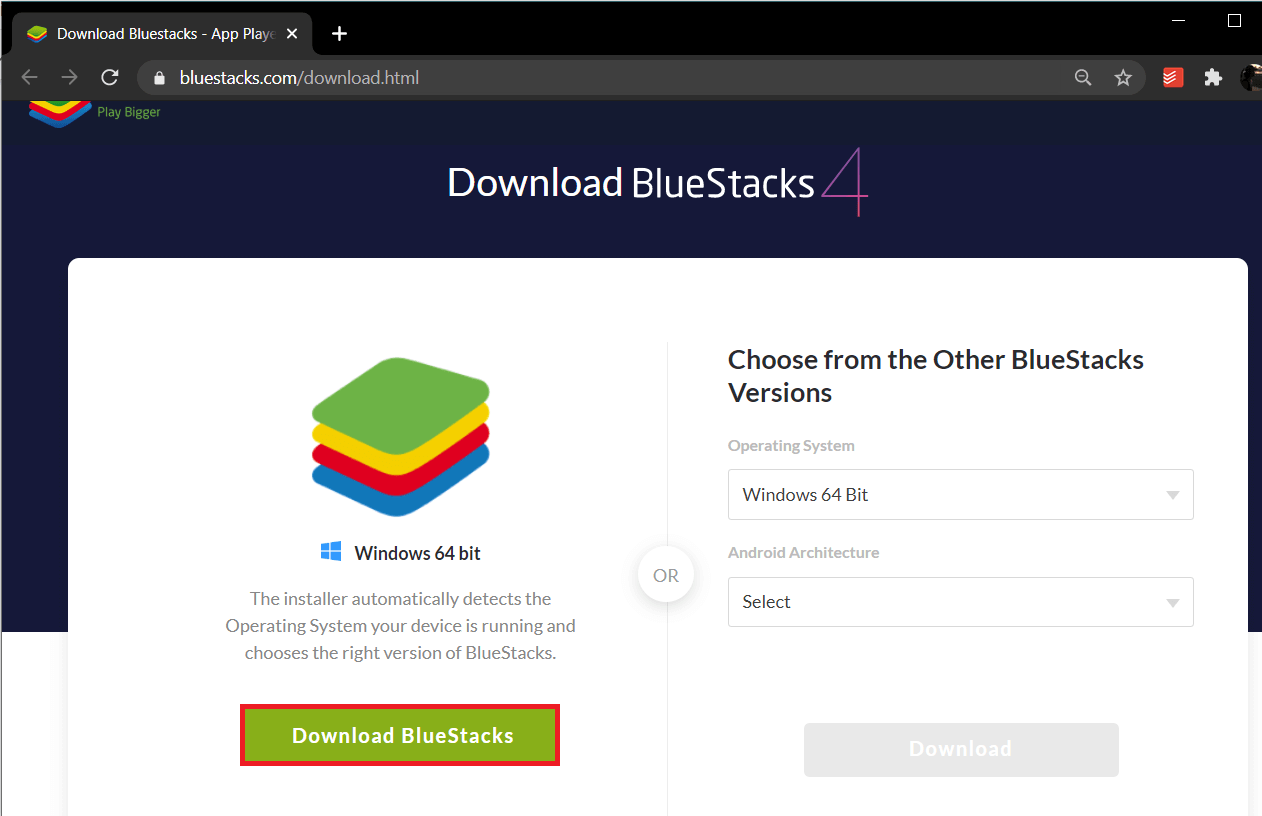 Download the latest version of the Bluestacks | Fix Bluestacks Engine Won't Start