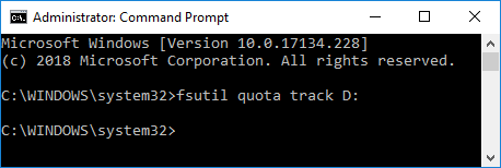 Enable Disk Quotas in Command Prompt