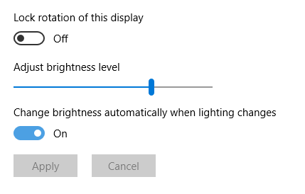 Kuinka ottaa mukautuva kirkkaus käyttöön tai poistaa sen käytöstä Windows 10:ssä