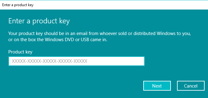 Enter a valid 25-digit product key | Remove The Activate Windows 10 watermark