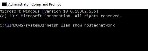 Enter and run the below command in the command prompt | What Is Microsoft Virtual WiFi Miniport Adapter 