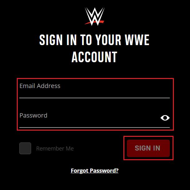 Enter your Email Address and Password. click on SIGN IN