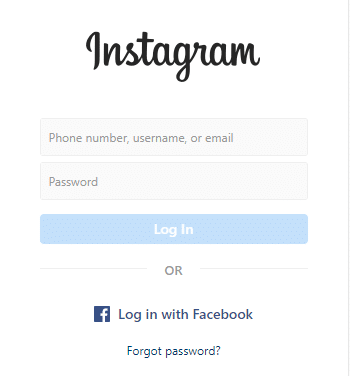 Enter your registered phone number or username or email | Reset Instagram Password