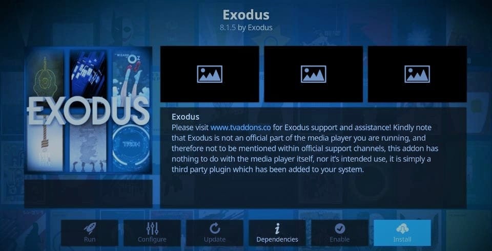 Exodus. Best Add Ons for 3D Movies on Kodi