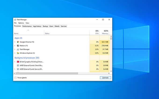 13 Ways to Open Task Manager on Windows 10