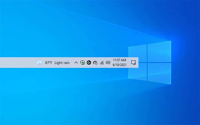 How to Remove News and Weather from the Windows 10 Taskbar