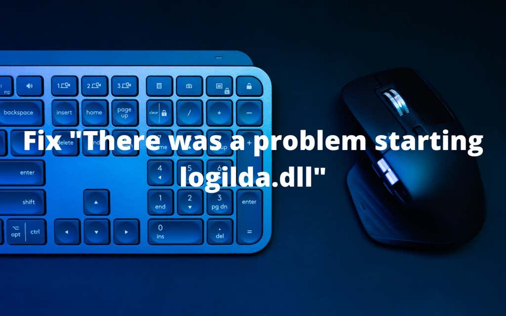 So beheben Sie „Es gab ein Problem beim Starten von logilda.dll“ in Windows 10