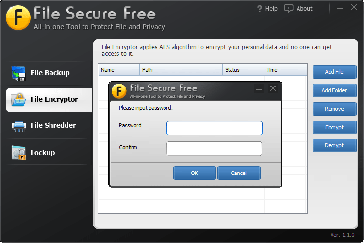 File Secure | Apps to Protect External Hard Disk Drives With Password