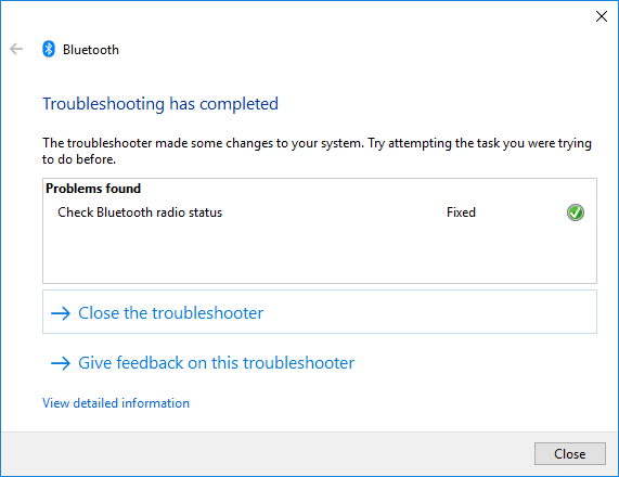 Fix Bluetooth won’t turn ON in Windows 10