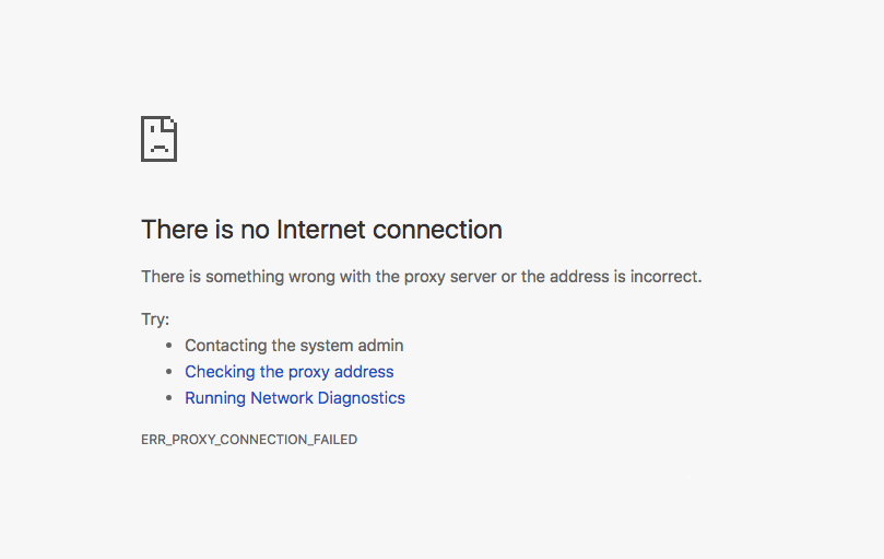 Fix Can't Connect to the Internet