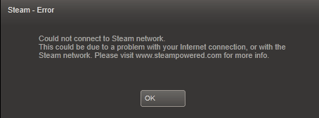 Fix Could Not Connect to the Steam Network Error