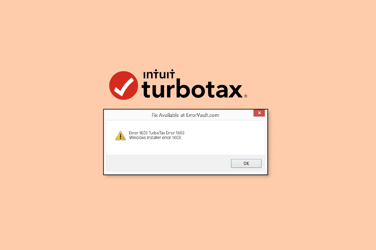 Fix Fatal Error 1603 When Trying to Update TurboTax