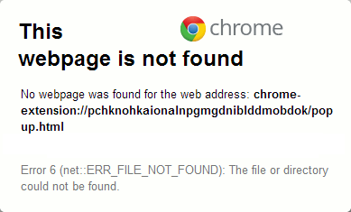 Fix Google Chrome Error 6 (net::ERR_FILE_NOT_FOUND)