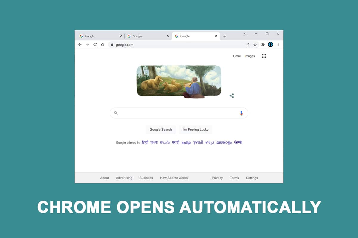 Исправить автоматический запуск Google Chrome