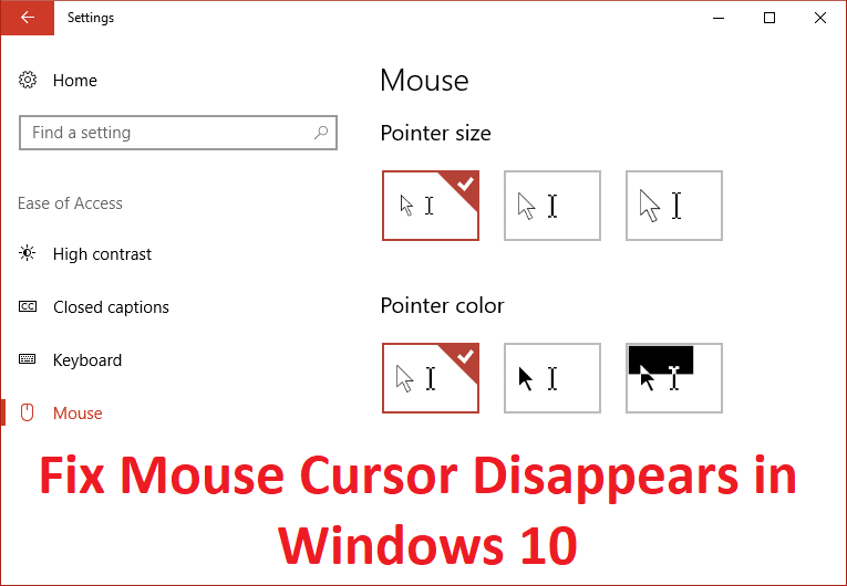 4 Ways to Fix Mouse Cursor Disappears [GUIDE]