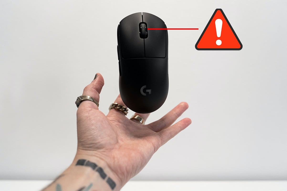 Risolto il problema con la rotellina del mouse che non scorreva correttamente