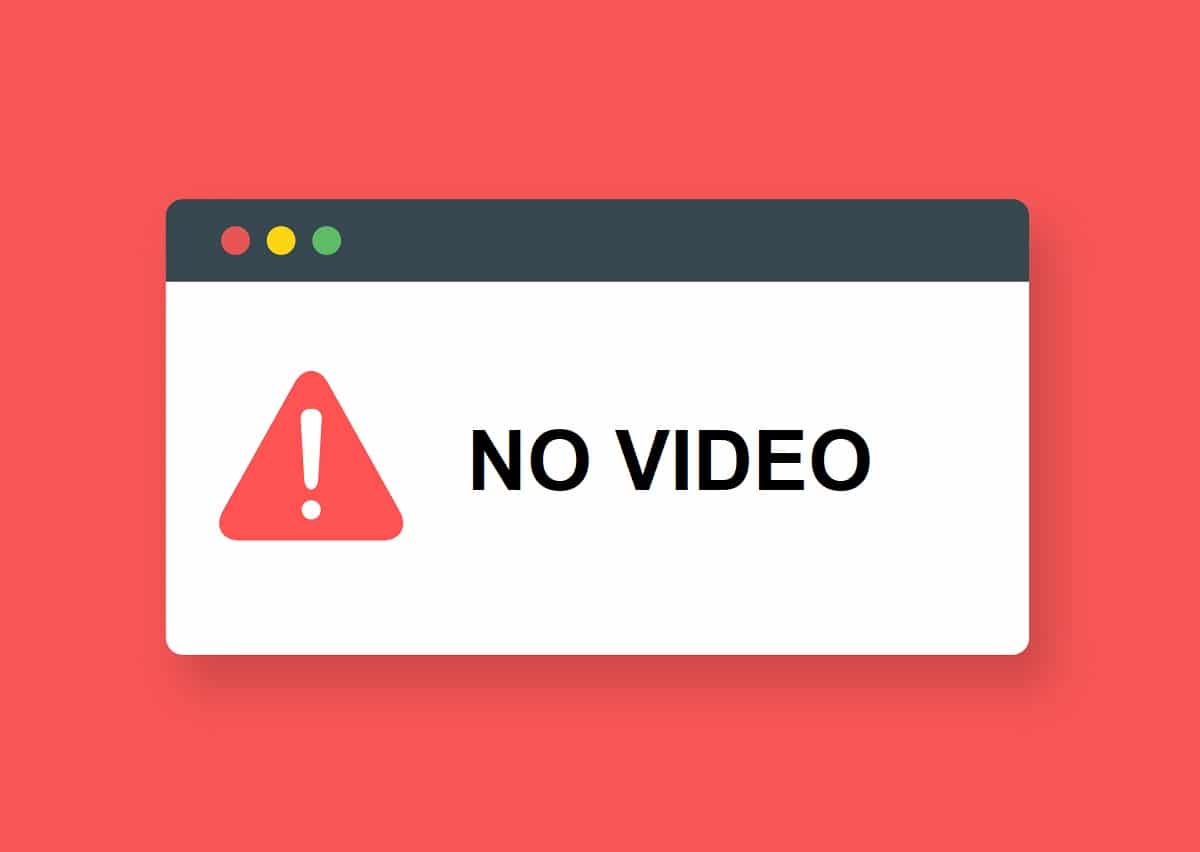 Исправить отсутствие видео с поддерживаемым форматом и типом MIME.