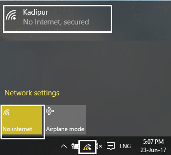Fix ‘No internet, secured’ WiFi error