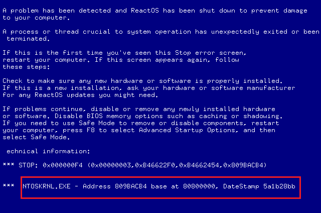 Fix Ntoskrnl.exe BSOD Blue Screen error