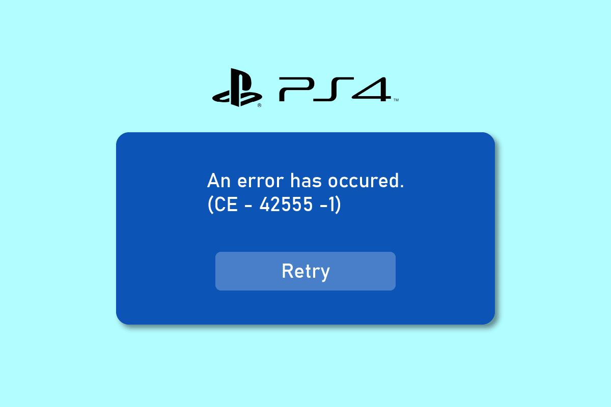 Fix PS4 Error CE 42555 1 Issue