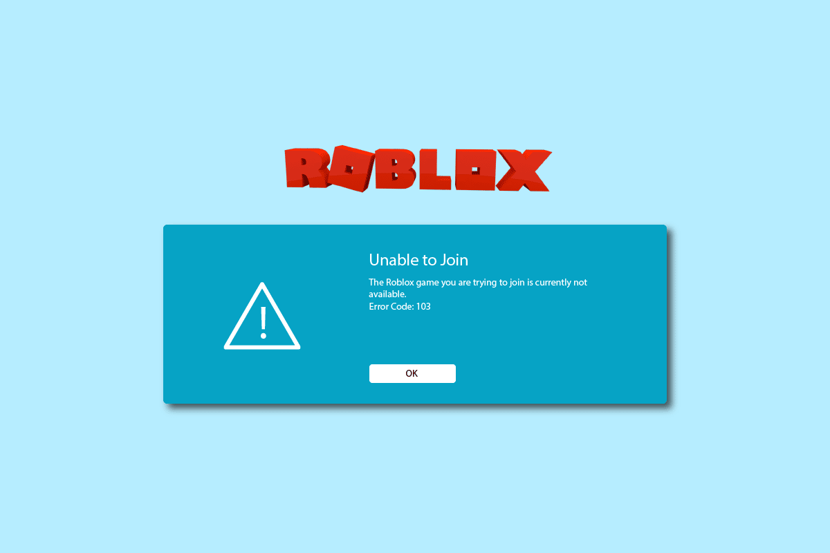 Popravite kodo napake Roblox 103 na Xbox One