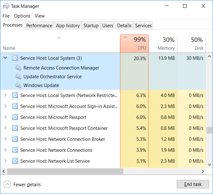 Fix Service Host Local System svchost exe High CPU And Disk Usage 