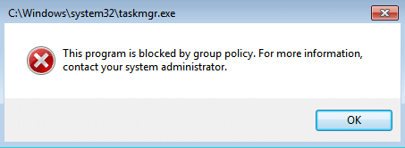 Fix This Program Is Blocked by Group Policy Error