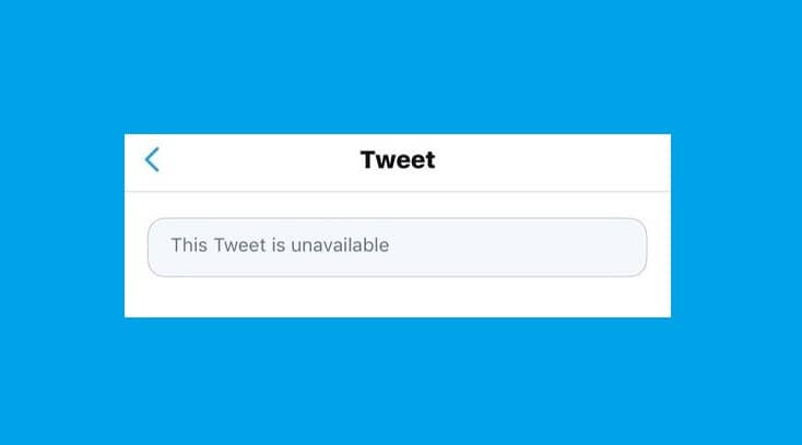 Fix This Tweet is Unavailable on Twitter