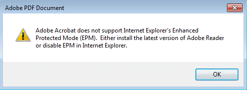 Korjaus PDF-tiedostoja ei voi avata Internet Explorerissa