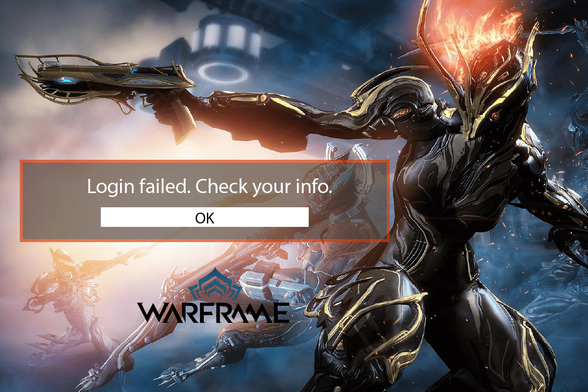 Fix Warframe Login Failed Check Your Info
