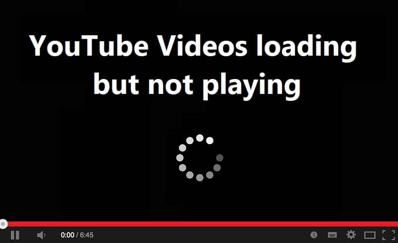 Fix YouTube Videos loading but not playing videos
