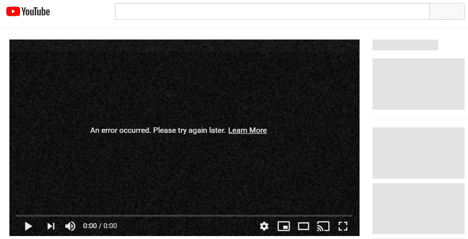 Fix YouTube Videos Not Playing: 