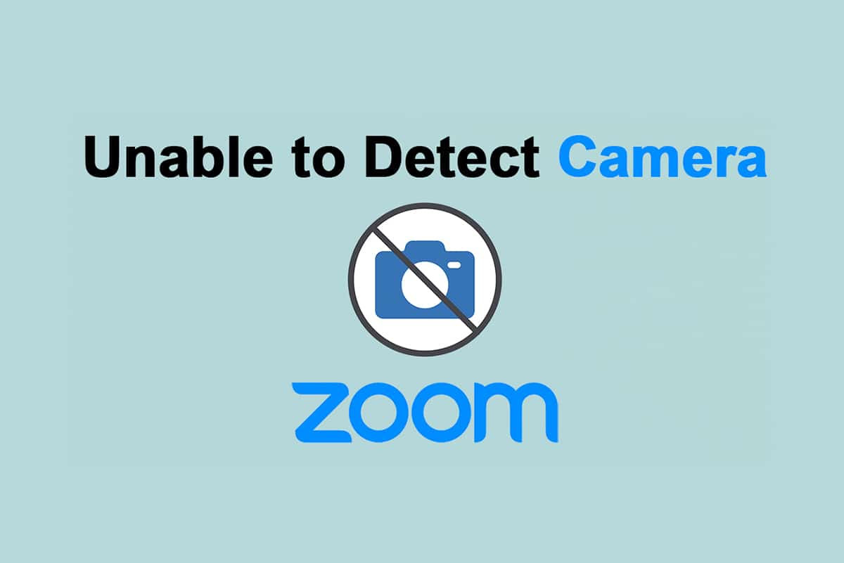 Fix Zoom is Unable to Detect a Camera